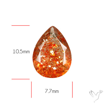 Tanzanian Sunstone Faceted High Grade Confetti Sunstone