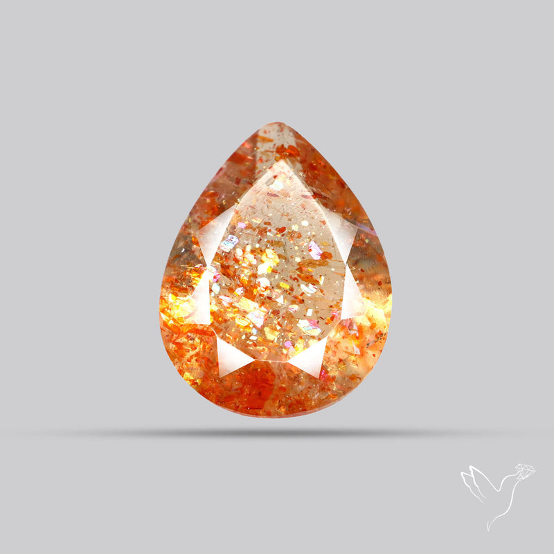 Tanzanian Sunstone Faceted High Grade Confetti Sunstone