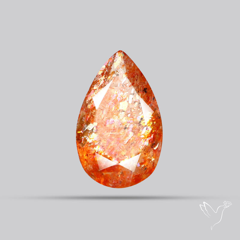 Tanzanian Sunstone Faceted High Grade Confetti Sunstone