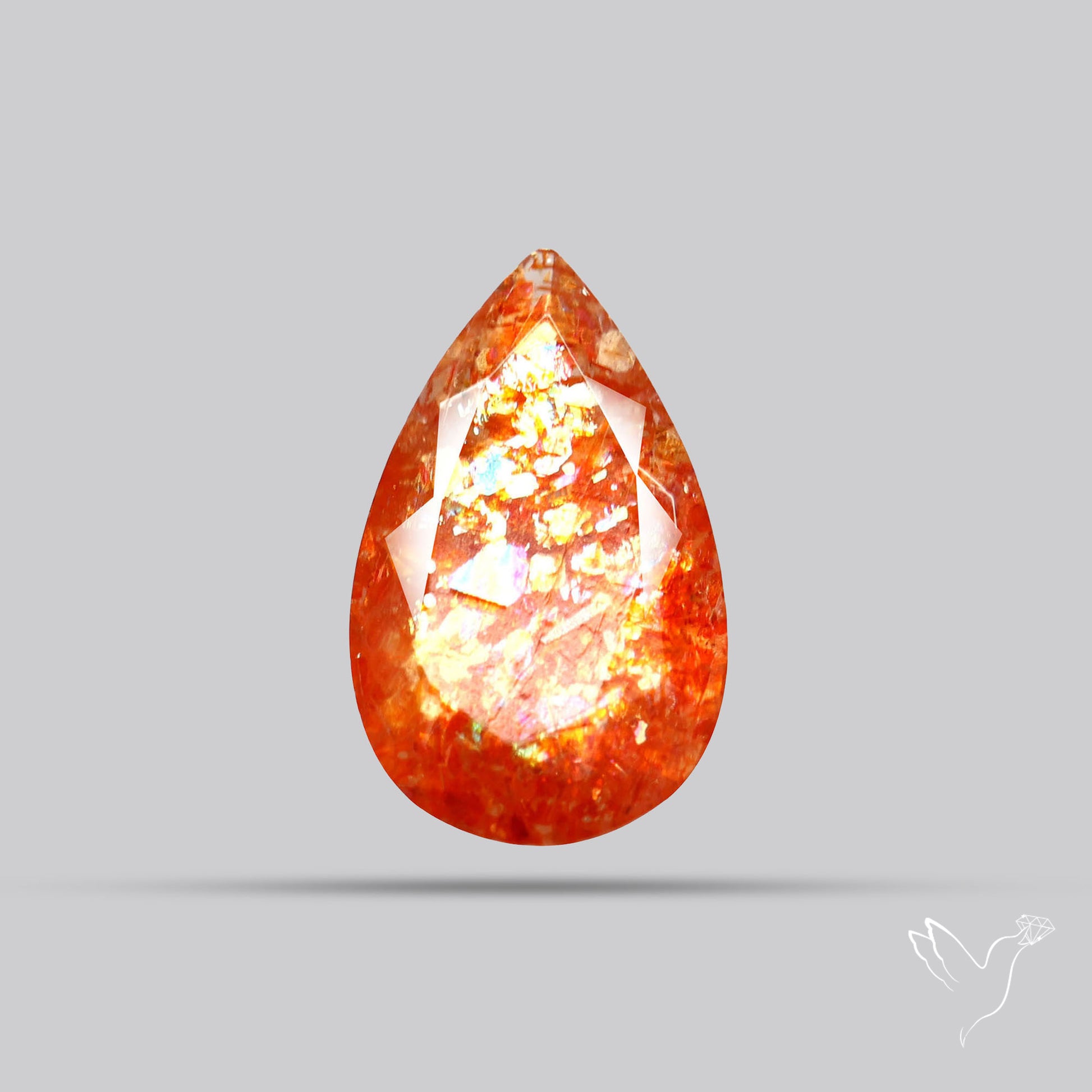 Tanzanian Sunstone Faceted High Grade Confetti Sunstone