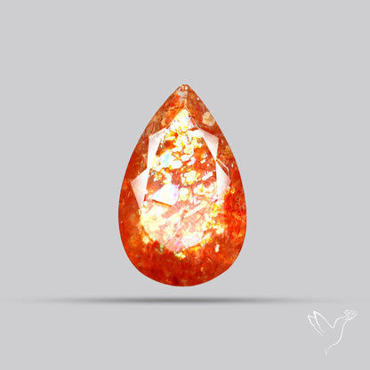 Tanzanian Sunstone Faceted High Grade Confetti Sunstone