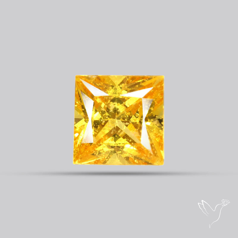 Faceted Orange Sapphire Small Multi Sapphire