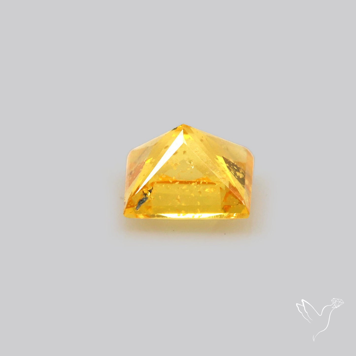 Faceted Orange Sapphire Small Multi Sapphire