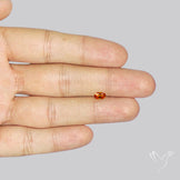 Faceted Orange Sapphire Small Multi Sapphire