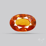 Faceted Orange Sapphire Small Multi Sapphire
