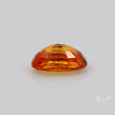 Faceted Orange Sapphire Small Multi Sapphire