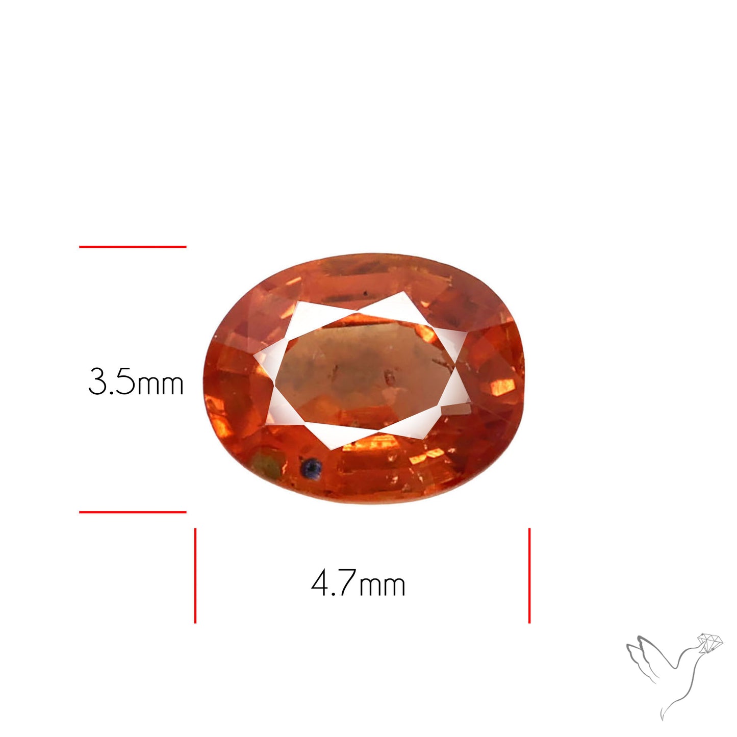 Faceted Red Sapphire Small Multi Sapphire
