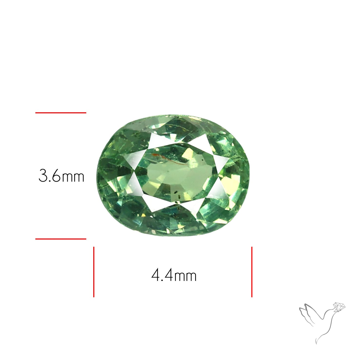 Faceted Green Sapphire Small Multi Sapphire