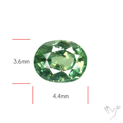 Faceted Green Sapphire Small Multi Sapphire