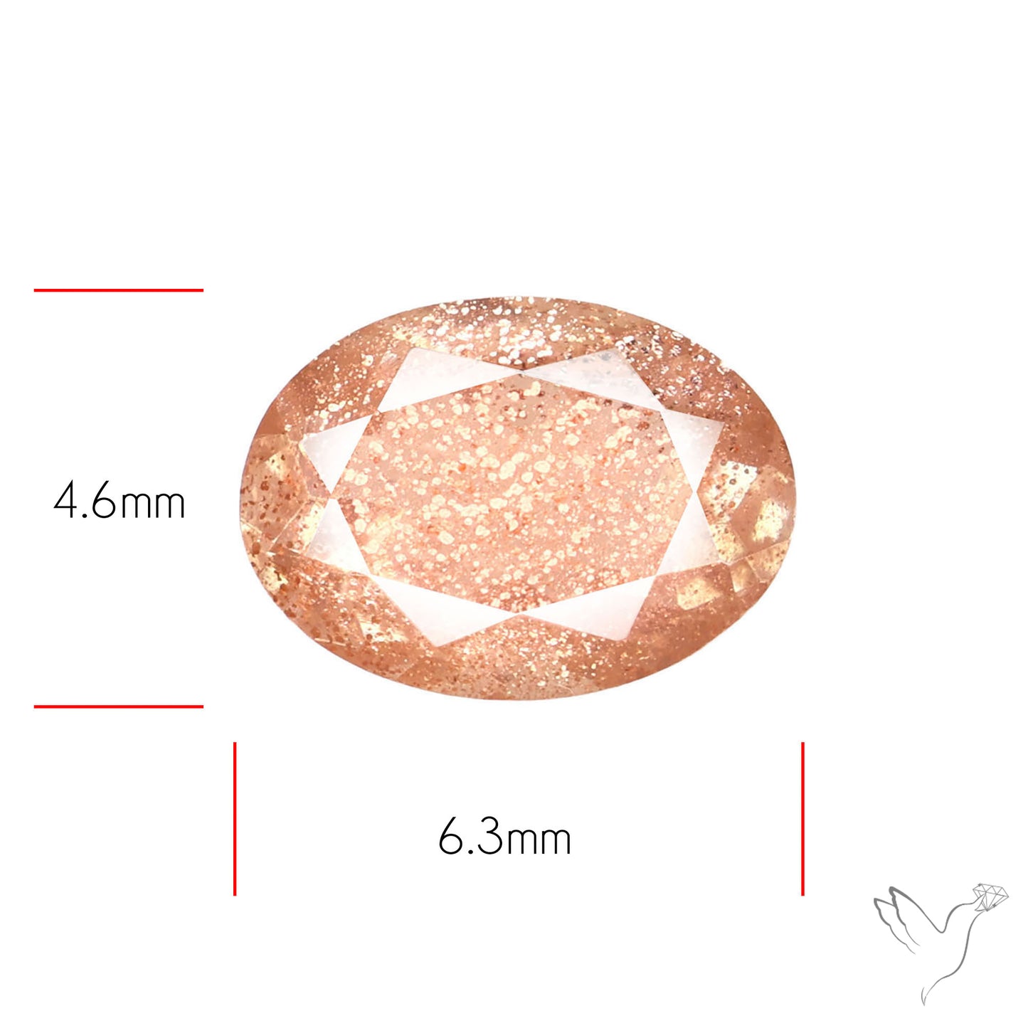 Faceted Oregon Schiller Sunstone