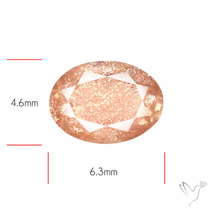 Faceted Oregon Schiller Sunstone