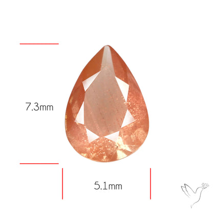 Faceted Oregon Schiller Sunstone