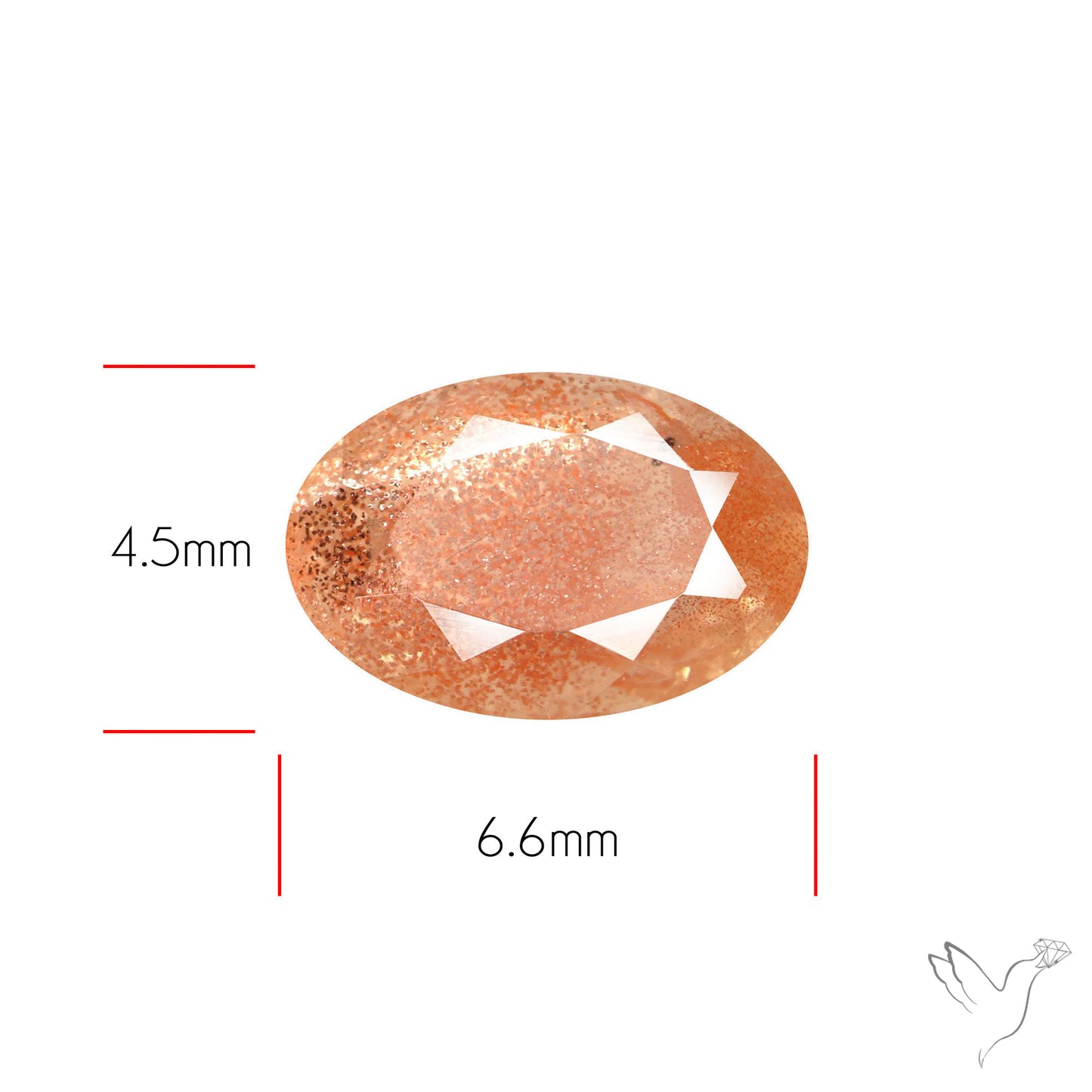 Faceted Oregon Schiller Sunstone
