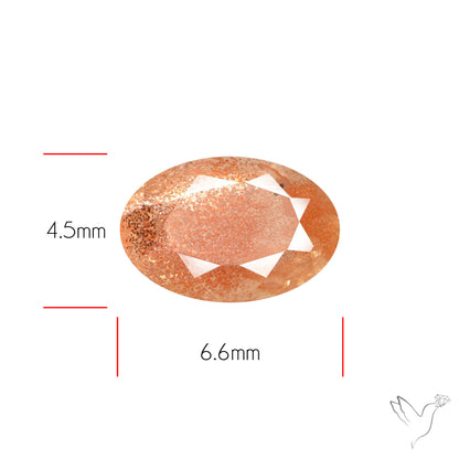 Faceted Oregon Schiller Sunstone