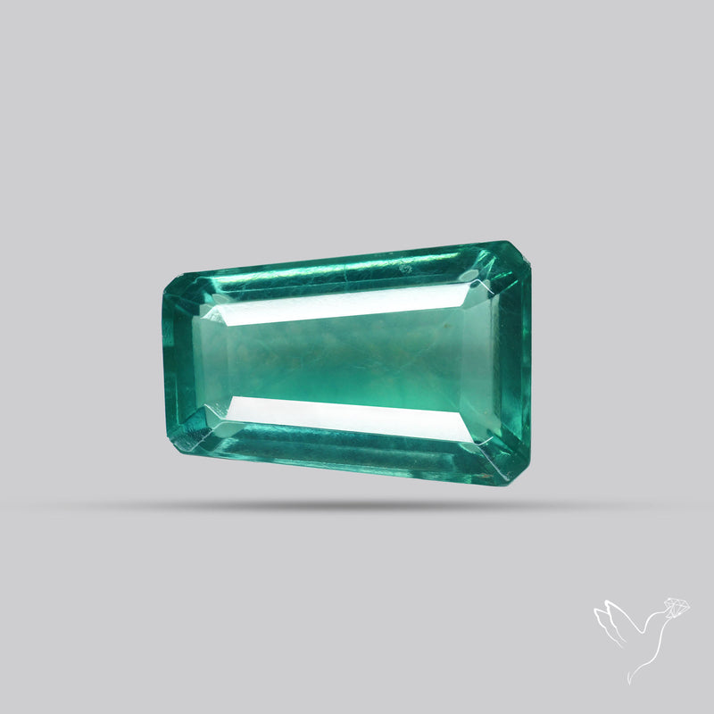 Faceted Belgian Teal Fluorite