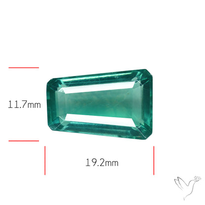 Faceted Belgian Teal Fluorite