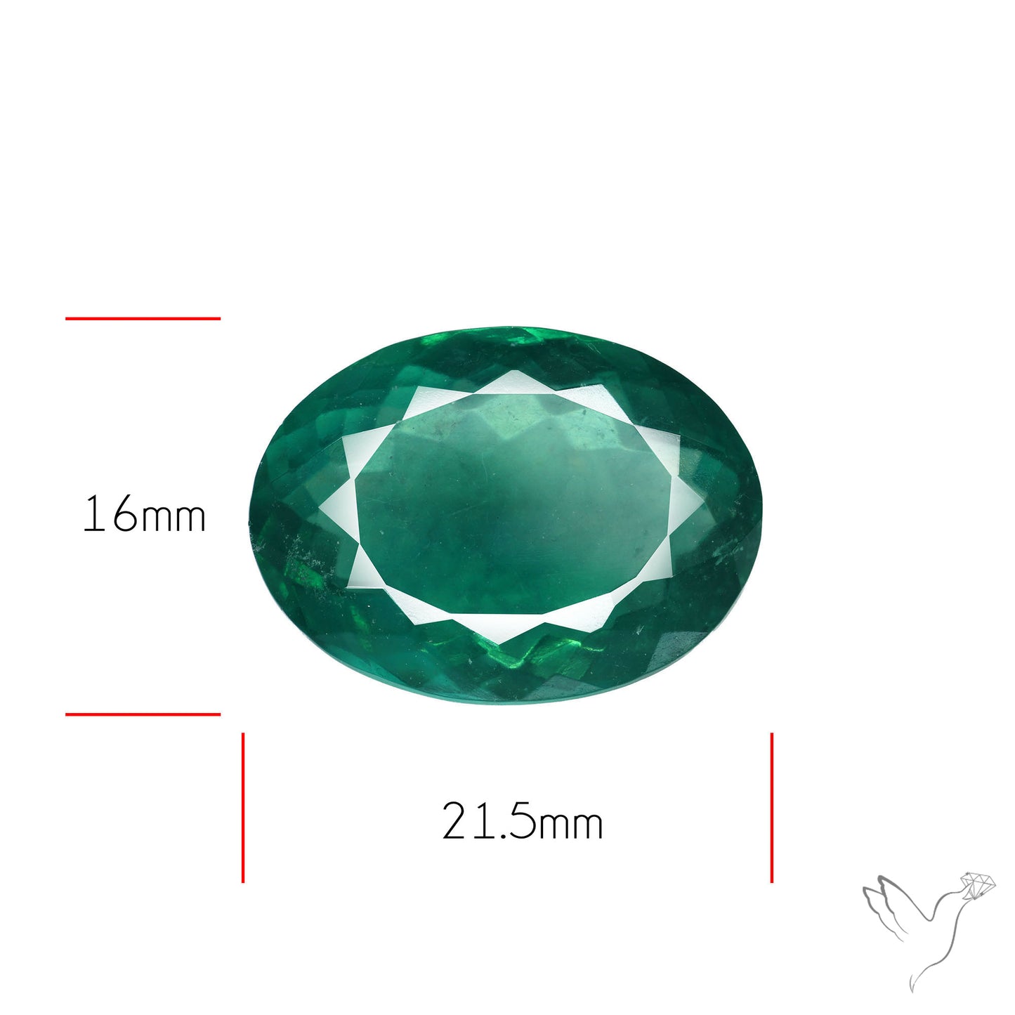 Faceted Belgian Teal Fluorite
