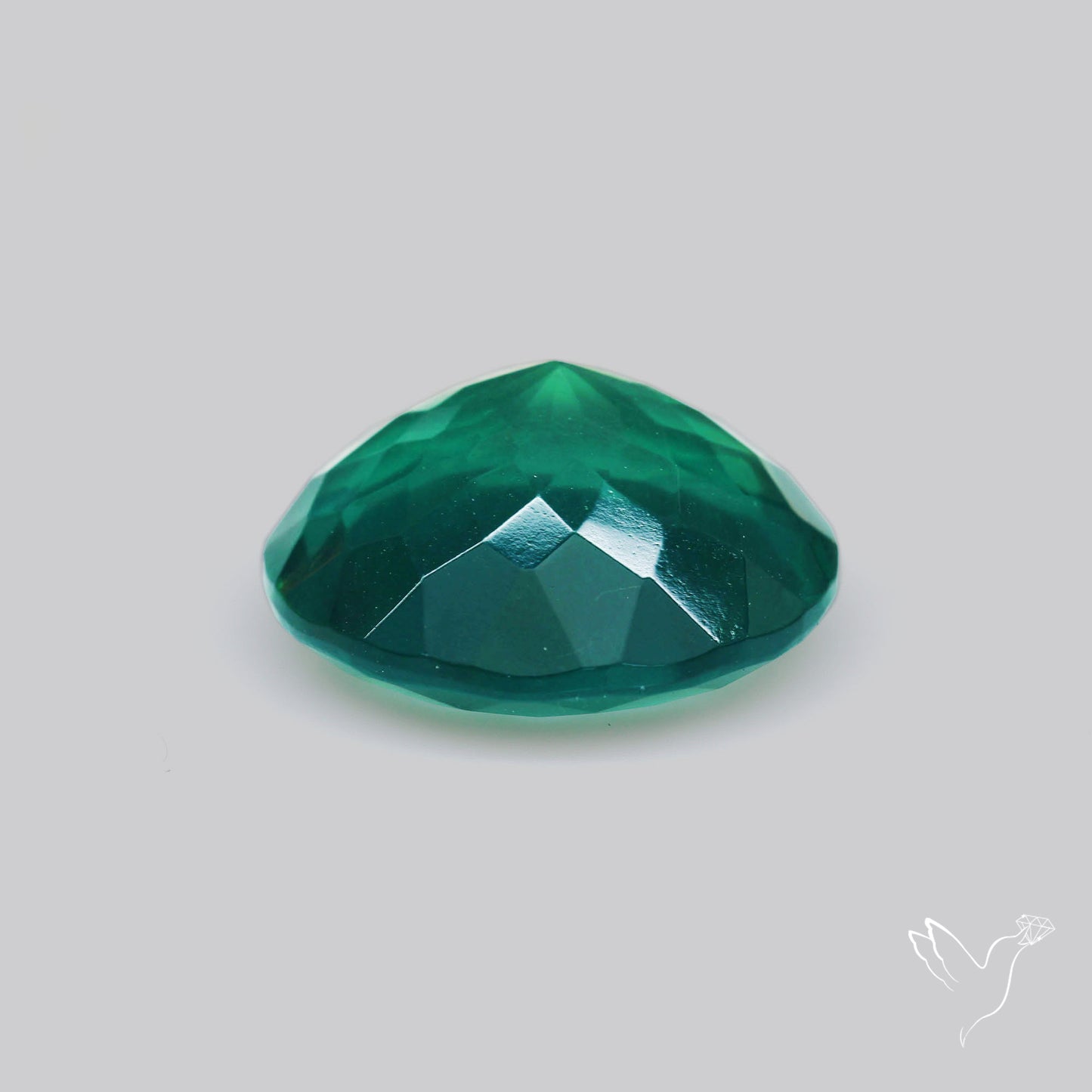 Faceted Belgian Teal Fluorite