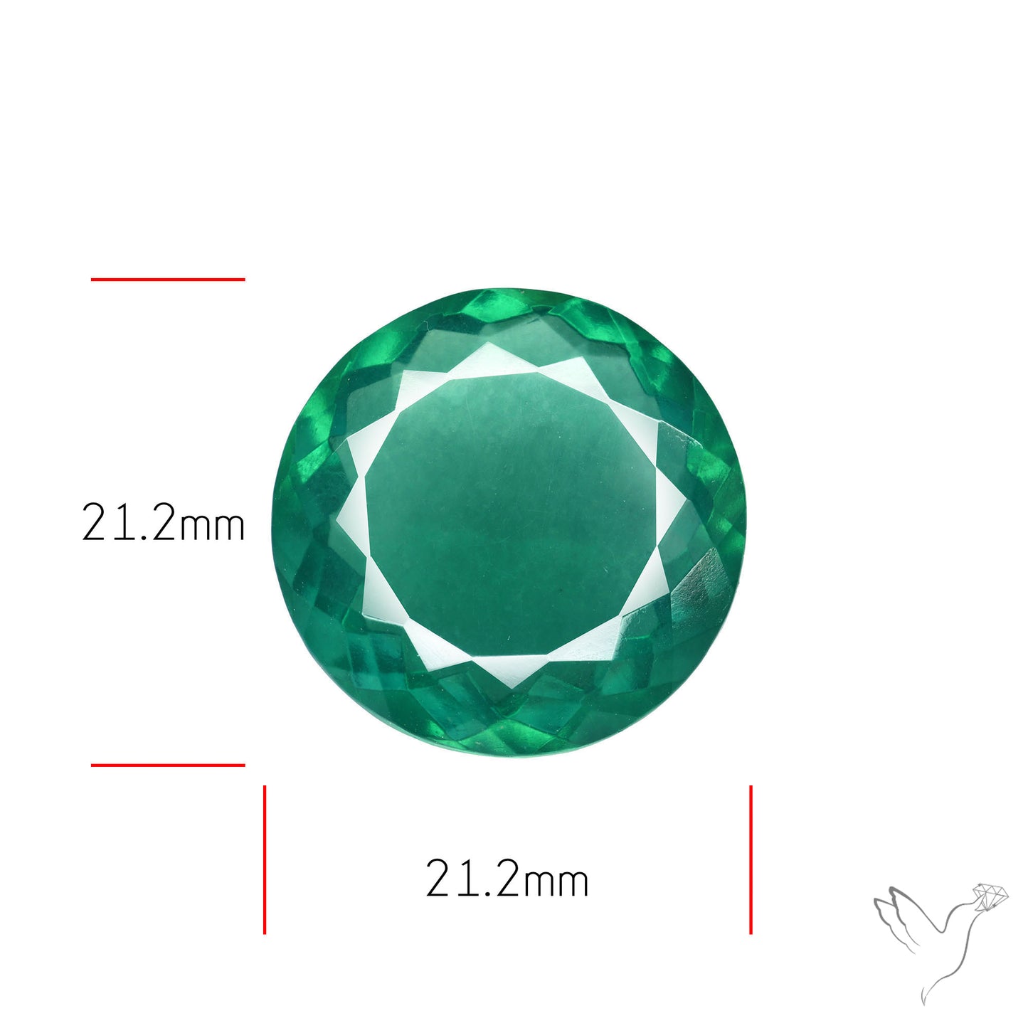 Faceted Belgian Teal Fluorite