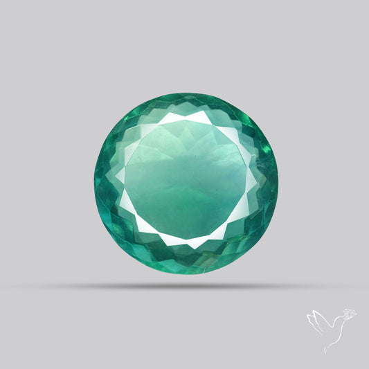 Faceted Belgian Teal Fluorite