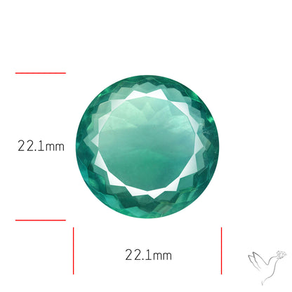 Faceted Belgian Teal Fluorite