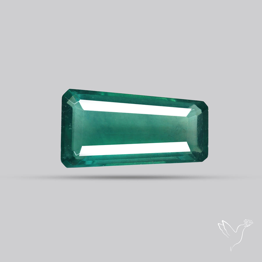 Large Belgian Teal Fluorite faceted