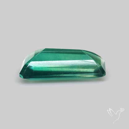 Large Belgian Teal Fluorite faceted