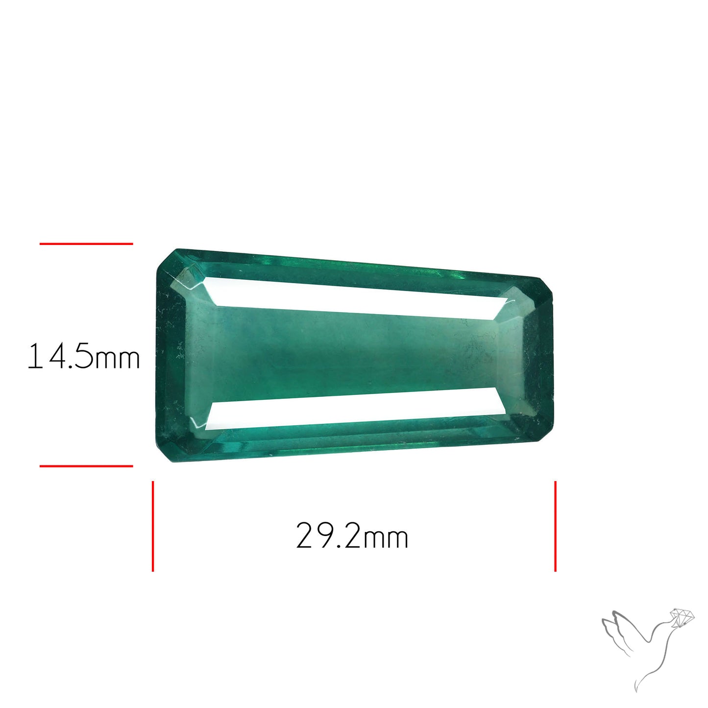 Large Belgian Teal Fluorite faceted