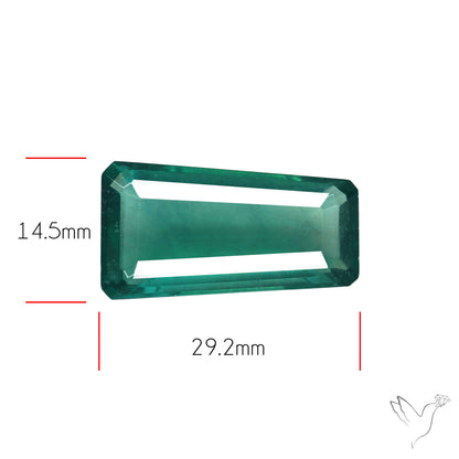 Large Belgian Teal Fluorite faceted