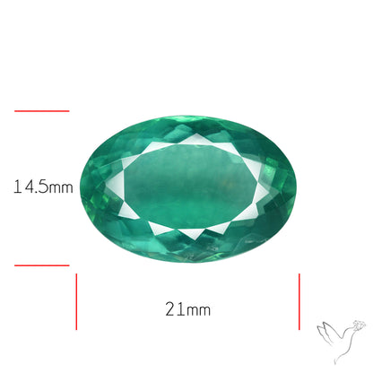 Faceted Belgian Teal Fluorite