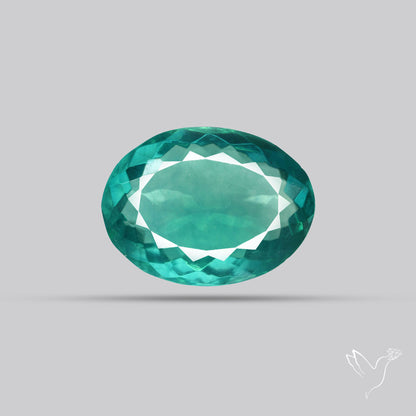 Faceted Belgian Teal Fluorite