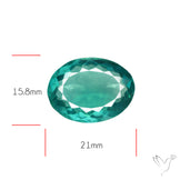 Faceted Belgian Teal Fluorite