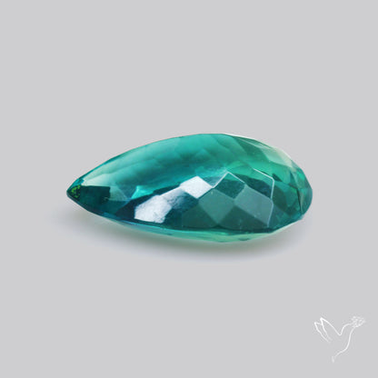 Faceted Belgian Teal Fluorite