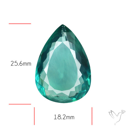 Faceted Belgian Teal Fluorite