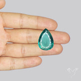 Faceted Belgian Teal Fluorite