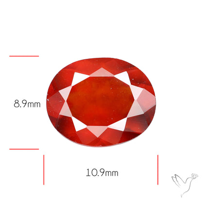 Faceted Hessonite Garnet