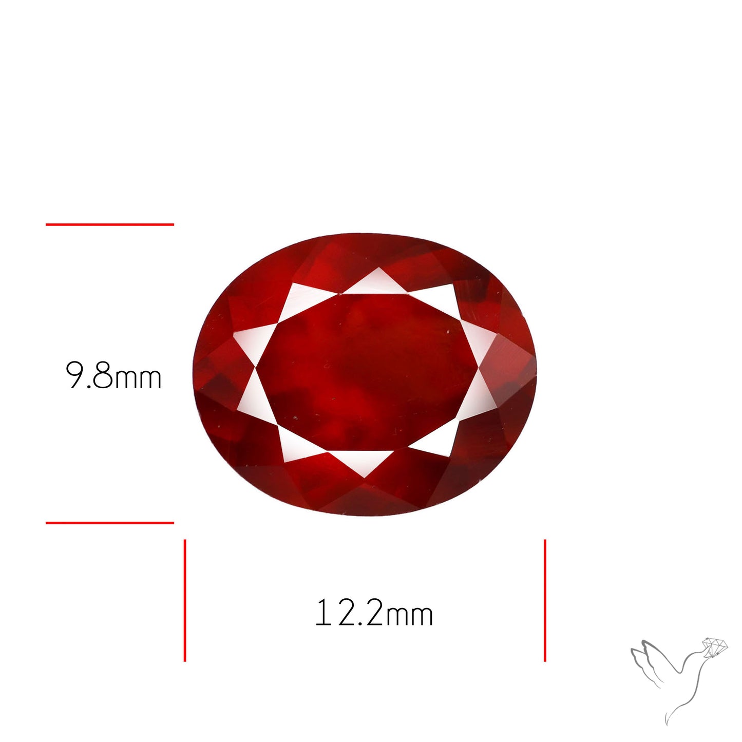 Faceted Hessonite Garnet