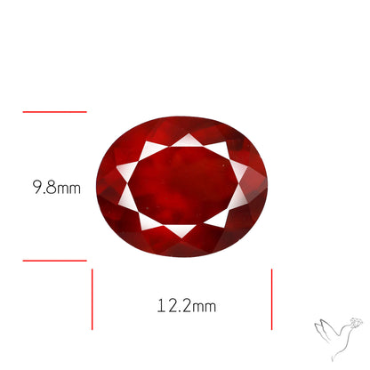 Faceted Hessonite Garnet