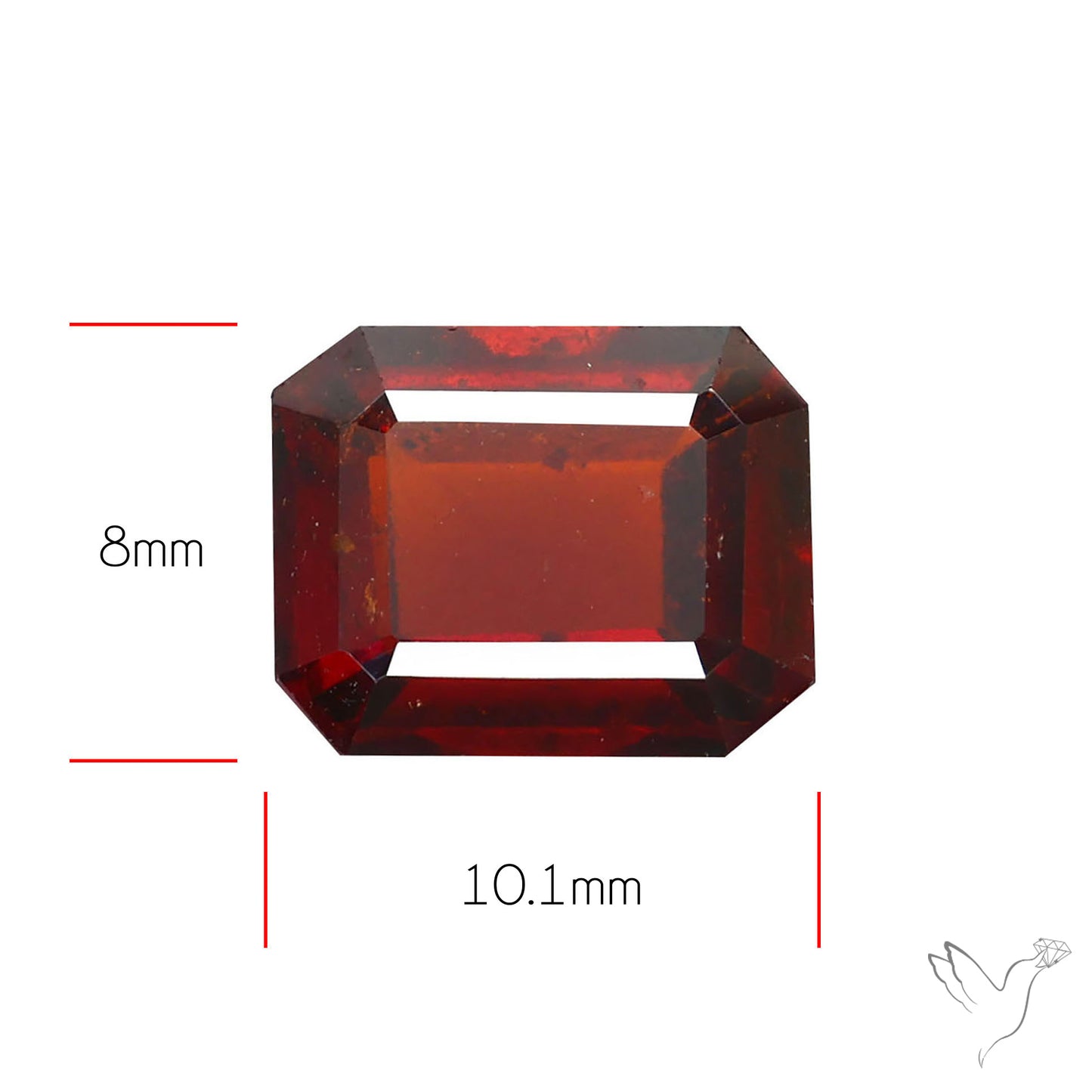 Faceted Hessonite Garnet