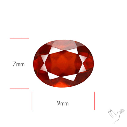 Faceted Hessonite Garnet