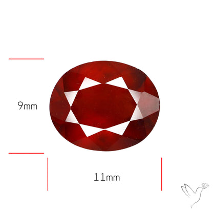 Faceted Hessonite Garnet