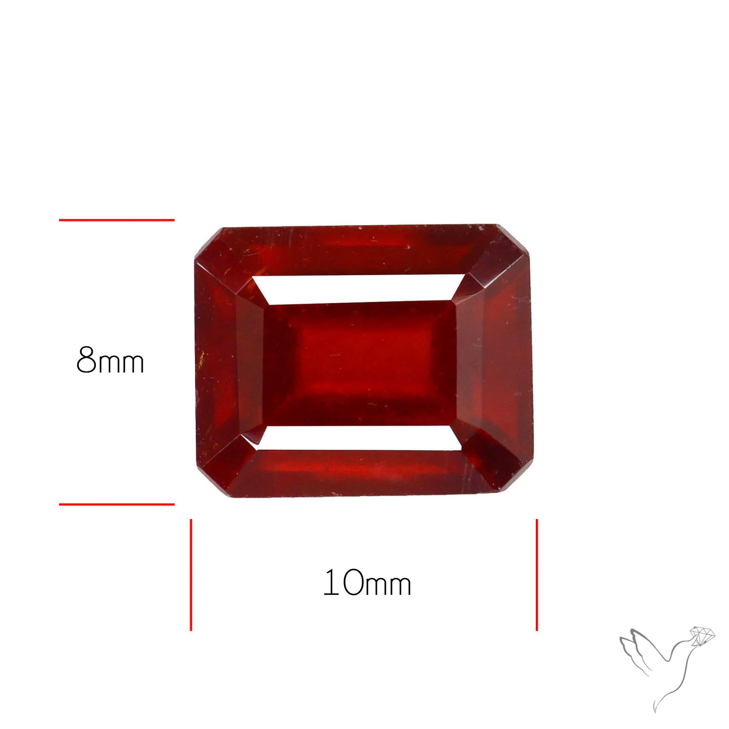 Faceted Hessonite Garnet