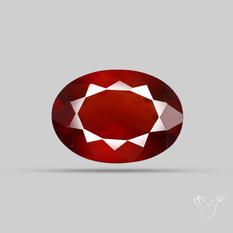 Faceted Hessonite Garnet