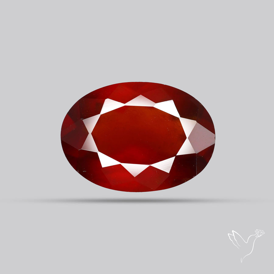 Faceted Hessonite Garnet