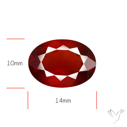 Faceted Hessonite Garnet