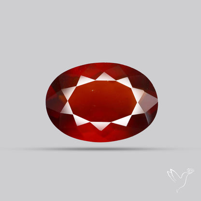 Faceted Hessonite Garnet
