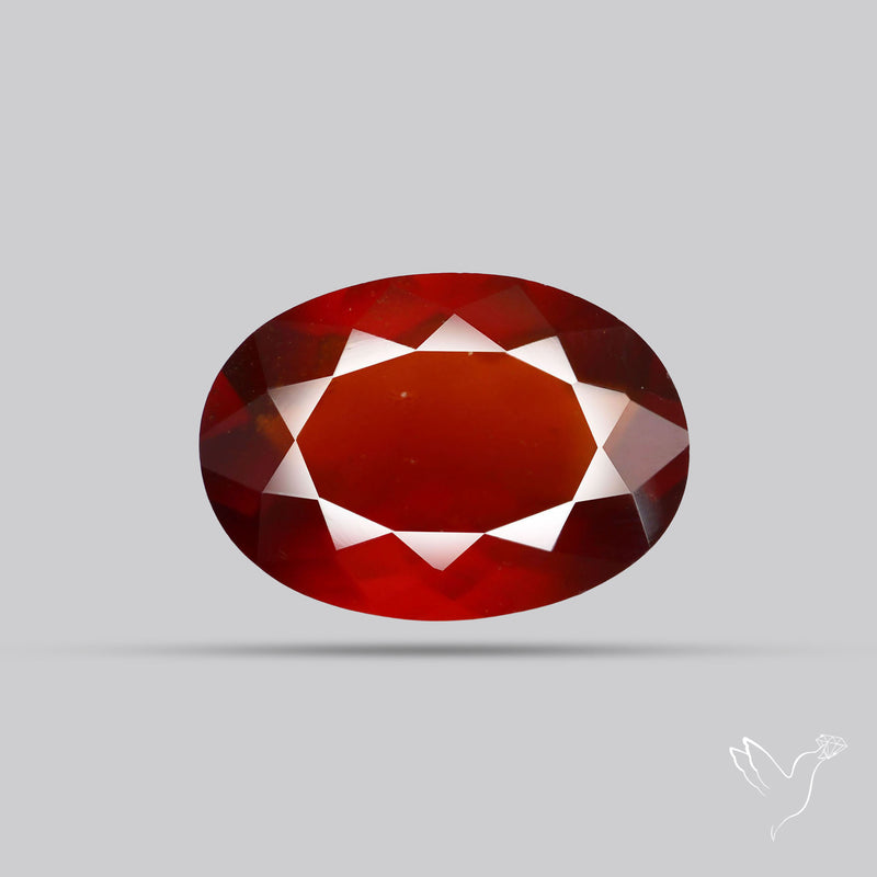Faceted Hessonite Garnet