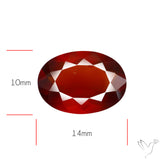 Faceted Hessonite Garnet