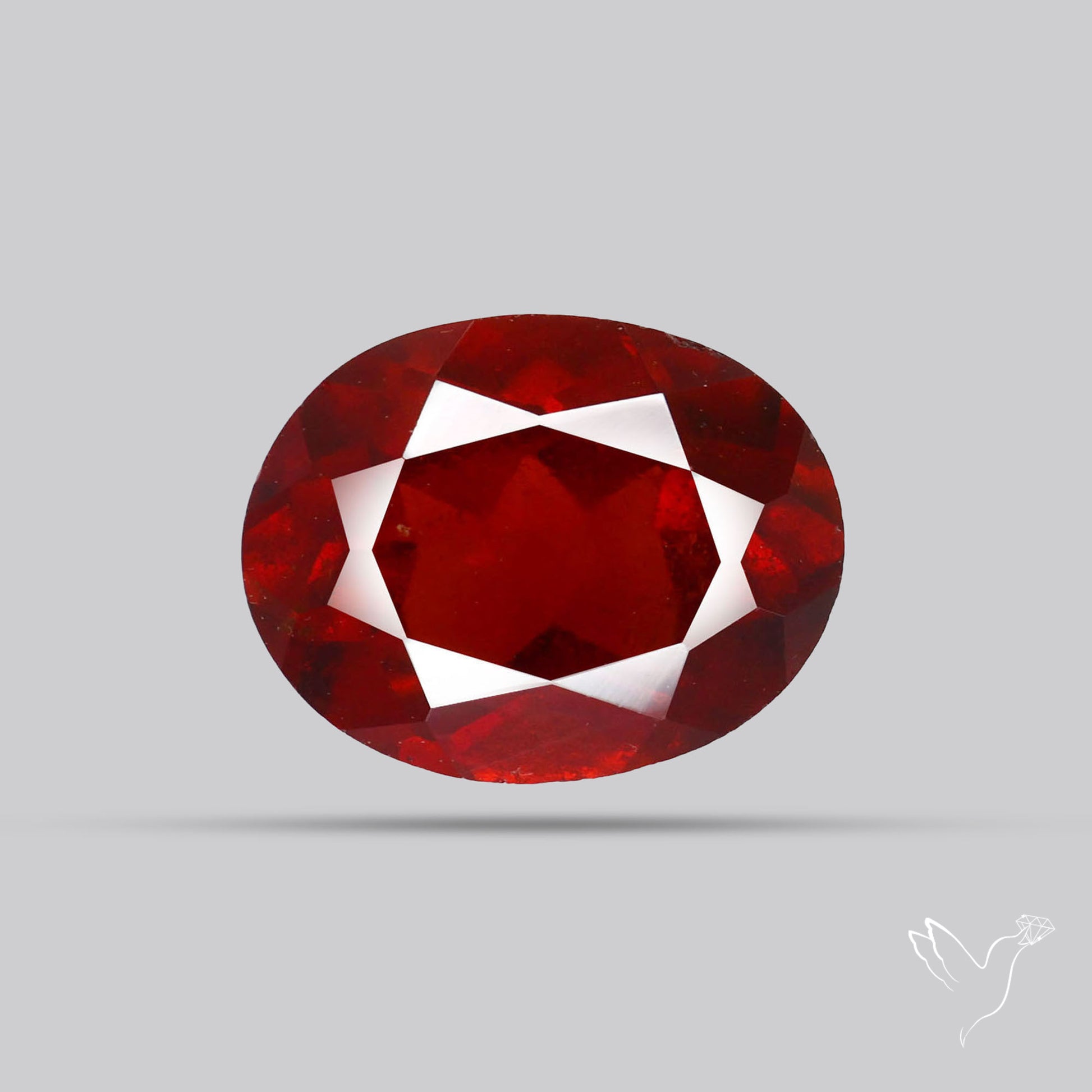 Faceted Hessonite Garnet