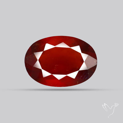 Faceted Hessonite Garnet